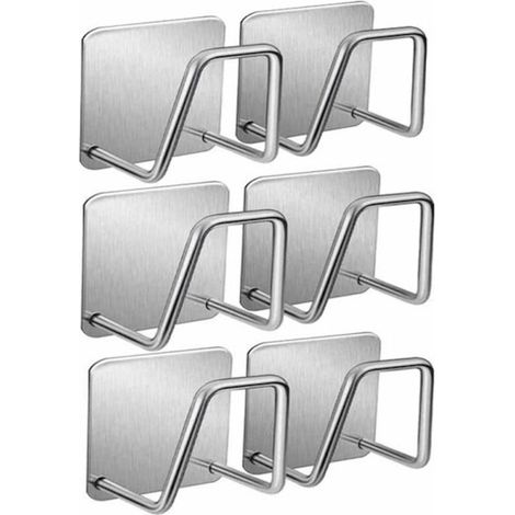 Storage for kitchen sponges, drainer, shelf, toilet and bathroom sponge holder, cleaning hooks, accessories and tools (6 pieces). (1/5)