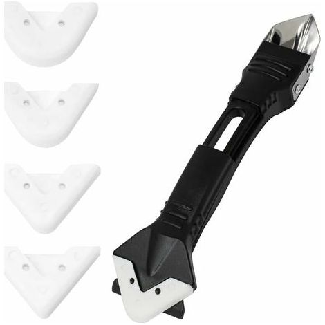 Professionelles Verfugungs- und Renovierungsset – Komplettes Werkzeug zum Zuschneiden von Silikon, inklusive Kartuschenöffner und 5 verschiedenen Fugengrößen – Perfektes Equipment zum Glätten von Fuge (1/5)
