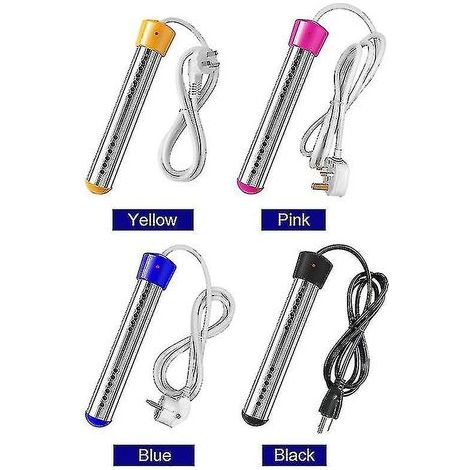Chauffe-eau instantané électrique submersible portable 1500 W pour piscine - Prise australienne - Noir