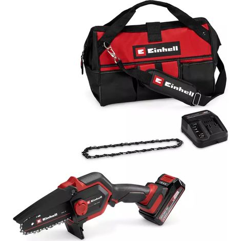 Einhell GE-PS 18/15 Li Sierra eléctrica portátil 18V Negro Rojo