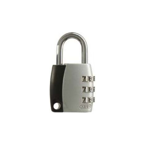 Cadenas à combinaison Abus 20 mm nickel - Cadenas à combinaison ABUS à arc normal (1/3)