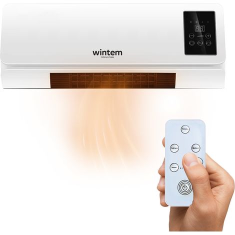 Termoventilatore Elettrico 2000w A Parete Con Telecomando E Timer 6 Ore (1/5)