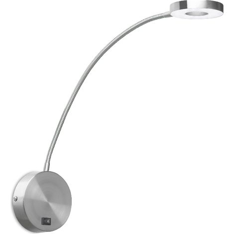 leselicht llit led 3.3w 4000k nickel seidenmatt 133lm (1/5)