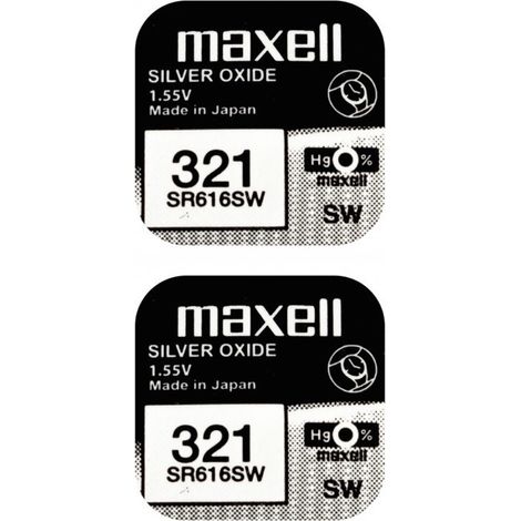 .Maxell 321 Blister de 2.