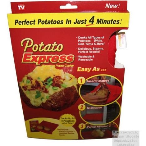 Sac de Cuisson à Pomme de Terre au Micro-Onde 