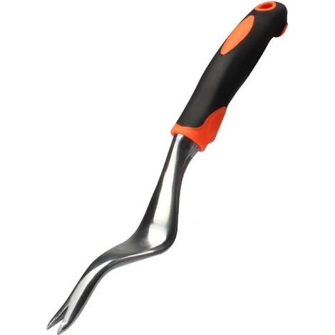 Truelle de jardin - fourche de jardin - coupe-racines - outil de jardin - outil de jardin portable en métal, fabriqué à la main, durable et robuste, avec une poignée ergonomique pour une utilisation f (1/5)