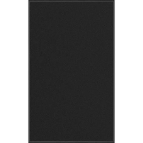 Zerbino antiscivolo resistente per interni/esterni 90 x 150 cm polipropilene nero 020058153