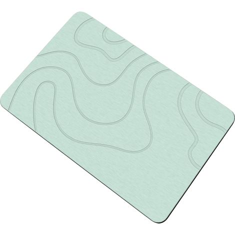 Tappetino da bagno ad asciugatura rapida per bagno e cucina, assorbente e facile da pulire.