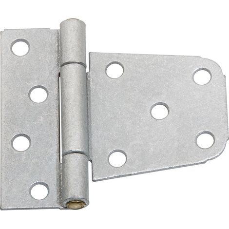 Charnière de portail extra lourde, acier laminé à chaud, galvanisé, 8,9 cm (1/5)