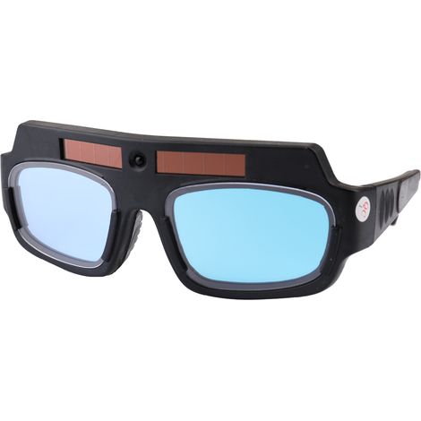 Lunettes de sécurité de soudage à obscurcissement automatique à énergie solaire, lunettes professionnelles Anti-Ultraviolet pour protéger les yeux (1/5)