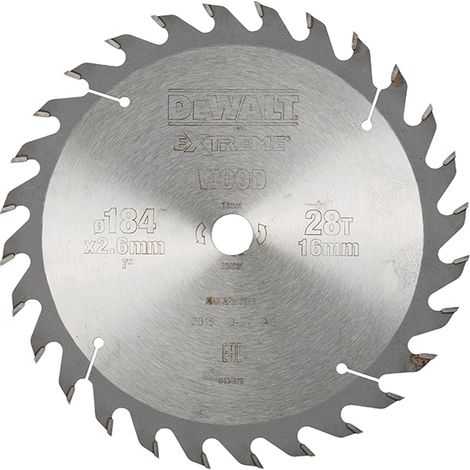 Dewalt DT4031-QZ Series 40 Circular Saw Blade 184 x 16mm x 28T ATB DEWDT4031QZ