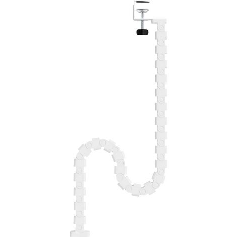 SpeaKa Professional Avvolgicavo a spirale ABS, Pietra Bianco flessibile (L x L x A) 1382 x 73 x 120 mm 1 pz. SP-1492218 (1/5)