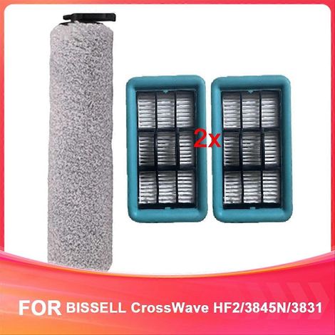 Balai électrique avec rouleau brosse remplaçable et filtre pour nettoyeur, accessoires de rechange pour aspirateur balai, kit pièces détachées, usage domestique, entretien facile. (1/5)