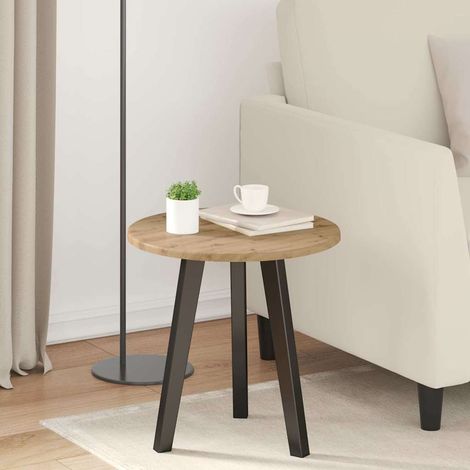 Tischplatte Artisan-Eiche Ø 40 x 1,5 cm Holzwerkstoff