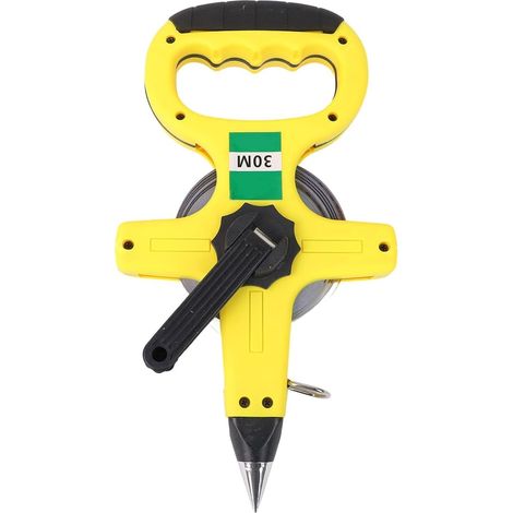 Mètre ruban en fibre de verre de qualité construction 30/50 mètres avec matériau en fibre de PVC flexible et fiable (30 m) (1/4)