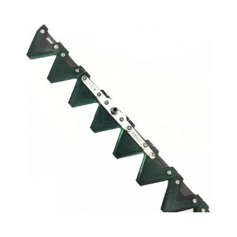 LAMA RICAMBIO RIGATA 17 DENTI SEZIONI PER MOTOFALCIATRICE BCS 590.20716.6 20128 (1/4)