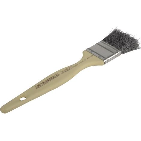 Pinceau plat poils acier laiton - DIFF