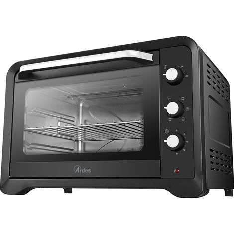 Ardes AR6264PB Elektroofen mit Grill, 64 l, 2000 W, schwarz
