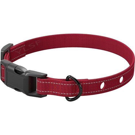 Remplacement Collier en Nylon de Chien avec 2 Trous pour Entraînement à Aboyer Collier 3/4" Sangle Strap pour Clôture D'aboiement Compatible avec Presque Toutes Les Marques de Colliers Electriques (1/5)