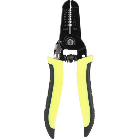 Strippeur de Fil Multi-outils de 7 Pouces, Outil PVC Tool en Acier Portable Outil Heavy Duttide, Coupe-Fils pour 10-24 Fils AWG. (1/5)