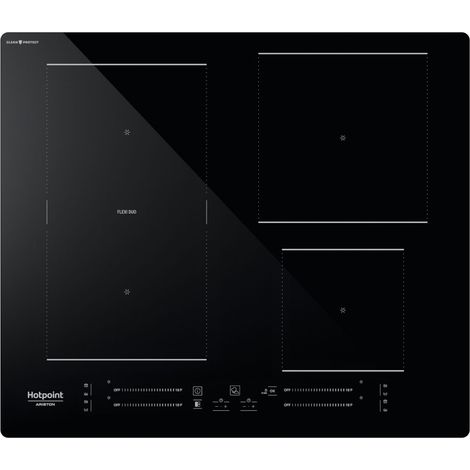 Hotpoint Ariston HS 4960C CPNE. Colore del prodotto: Nero, Dimensione della larghezza del piano cottura: 59 cm, Tipo di piano cottura: Piano cottura a induzione. Tipo d... - 869991662270 - HS4960CCPNE (1/5)