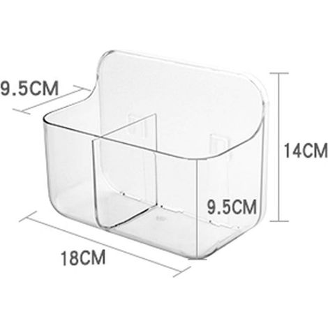 Porte-Objets Salle De Bain - Porte-Savon Avec Ventouses - Support Murale Sans Perçage Pour Toilette Et Lavabo - Lot De 1 (1/5)