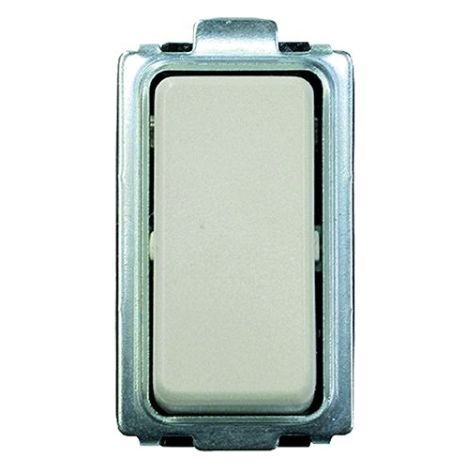 Interrupteur unipolaire Feb 2003 unite' de commande de base blanche compatible avec les se'ries Magic et Laser
