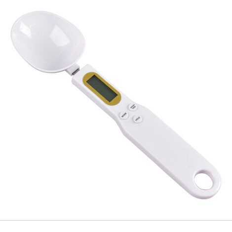 Balance de cuillère numérique pour Aliments de Cuisine Haute précision Petite échelle avec Fonction Tare Peser et mesurer 1,1 LB / 500 g (0,1 g) d'échelle de milligrammes, Blanc Fonepro (1/4)