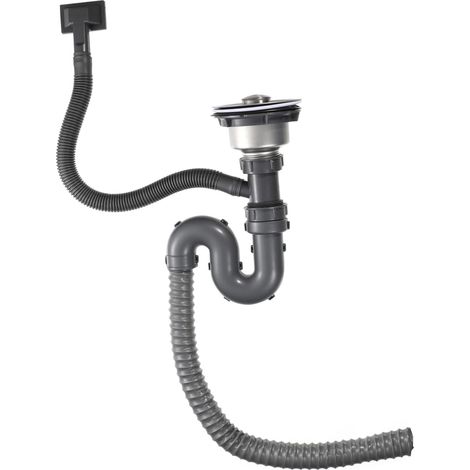 Kit De Vidange pour Lavabo De Salle De Bain 1 Ensemble Tuyau Flexible De (1/5)