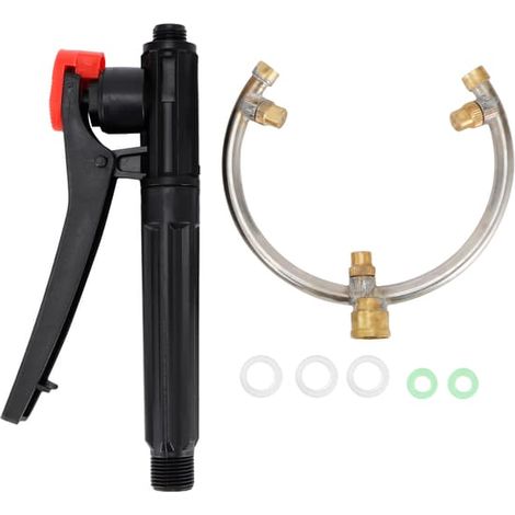Pulvérisateur agricole à 3 buses de pulvérisation semi-circulaires, filetage extérieur G3/8". (1/5)