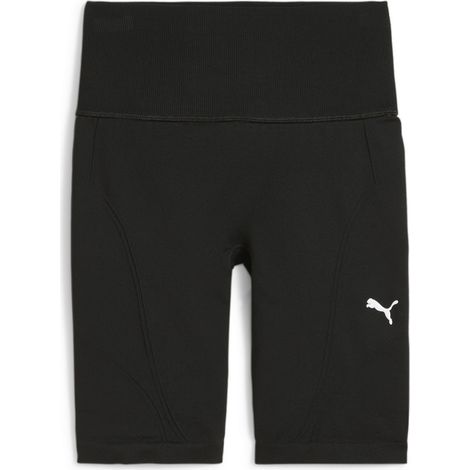 Pantalones cortos Puma Shapeluxe Seamless 6 para mujer, color negro, 52438601 r S (1/5)