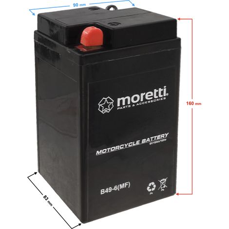 Batterie Moretti 6V AGM (Gel) B49-6 (1/3)