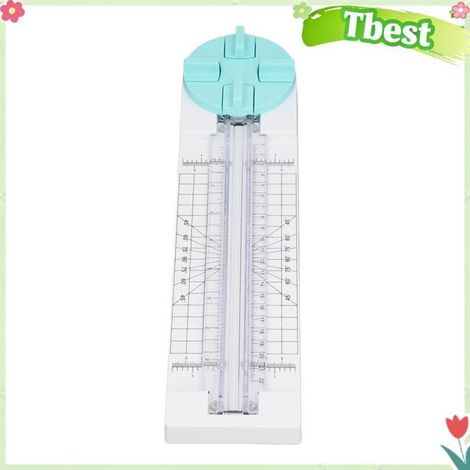 Tbest Rabot à papier 9 pouces - Cutter multi-fonction pour lignes droites et ondulées (1/5)
