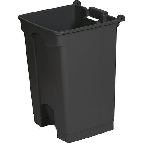 Cuve pour collecteur à pédale 45L - 39.5 x 38 x 57.4 cm - Gris - Lot de 8 - Dbmark