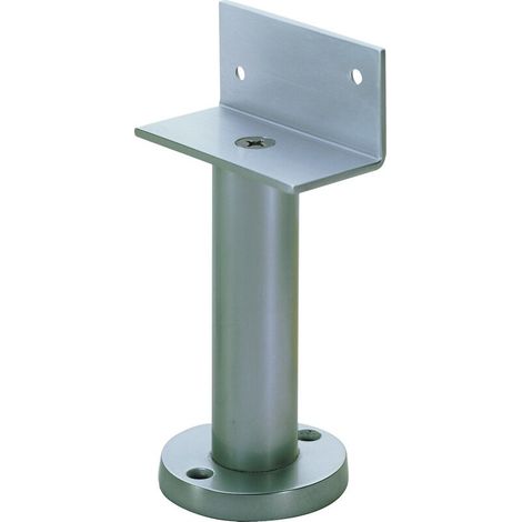 KWS 4010 Trennwandstütze 100 mm hoch, Winkelauflage, silberf. elox. (1/2)