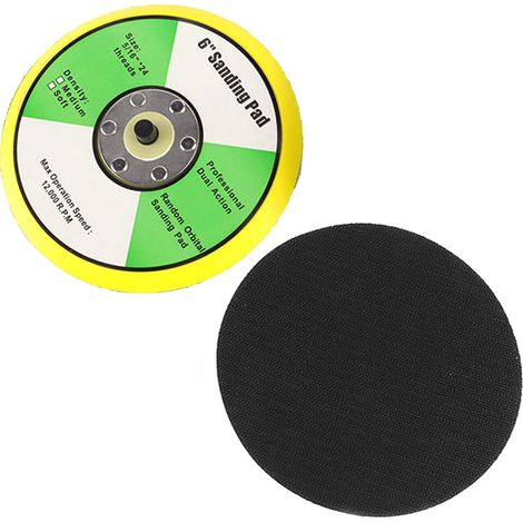 Plateau de ponçage 150 mm avec vis M8, plateau de ponçage 150 mm, plateau de support de 150 mm, polissage, cire, ponceuse électrique, outil de ponçage (1/5)