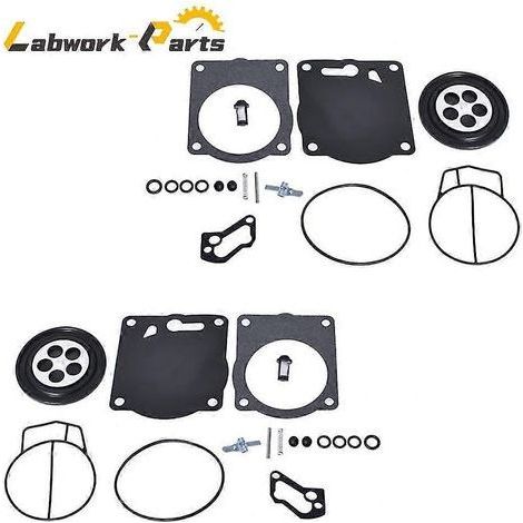 Kit de réparation de carburateur (2x) pour Sea-Doo SBNI Dual 947 951 XP RX GSX GTX LRV (États-Unis)