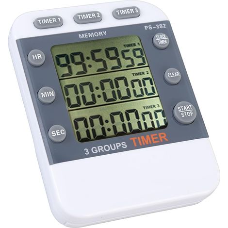 Minuteur électronique Cryfokt, numérique 3 canaux pour cours de (1/5)