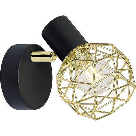 Applique murale Candellux Acrobat noir E14 1x40W métal