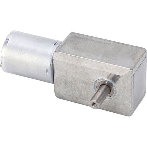 Motoréducteur à vis sans fin CC 4632 370 aluminium laiton double axe mini moteur à turbine pour ventilateur électrique 24V 23 tr/min (1/5)