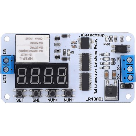 Module de Relais à Impulsion 12V DC pour Serrure Électromagnétique avec Temporisation LR43A01 (1/5)