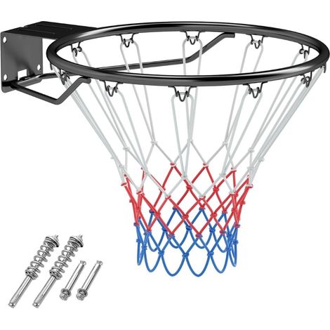 Panier de basket d'intérieur - 45 cm, fixation murale, amortisseur de chocs