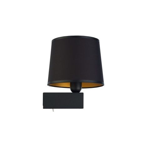 Applique Nowodvorski CHILLIN 8197 nero oro tessuto E27