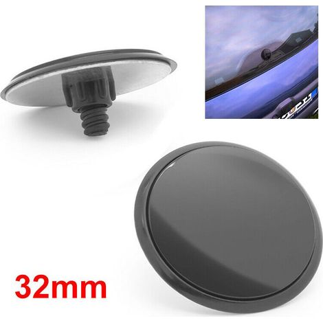Tapón decorativo para persiana de coche de 32x16 mm - Plástico ABS negro - Cubierta de antena/limpiaparabrisas - Para luneta trasera - Acabado elegante (1/5)