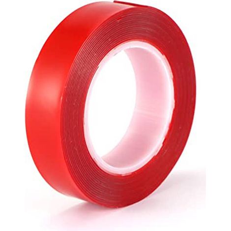 Nastro biadesivo in acrilico trasparente ultra resistenze doppio lato adesivo per strip led 5m spessore 20mm