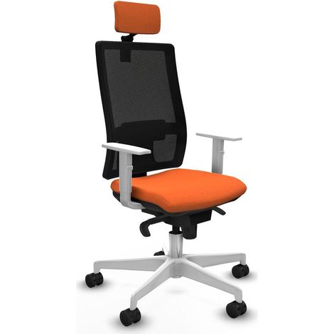 Piqueras y Crespo 4B026N2 Chaise de bureau orange ergonomique