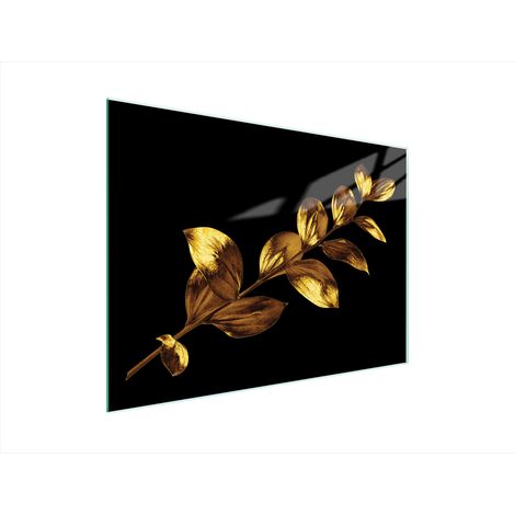 Planche à découper en verre 40x30 or (1/5)