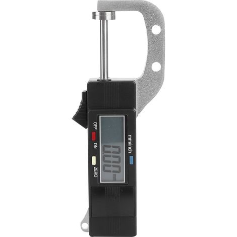 Digitales Dickenmessgerät für Edelstahl, Zoll/Metrisch, Messbereich 0–25,4 mm (1/5)