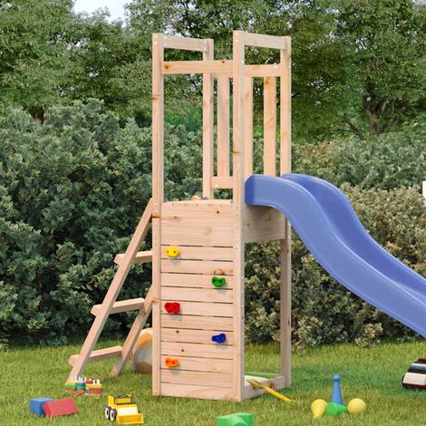 vidaXL Parque infantil de madera maciza pino 53x46,5x169 cm (1/2)