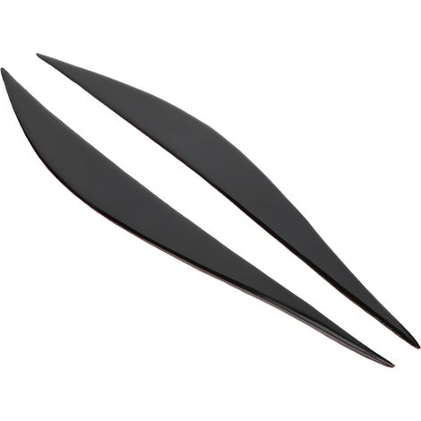 Paire de moulures de phares avant noires laquées pour BMW Série 3 F30 (2013-2015) (1/5)